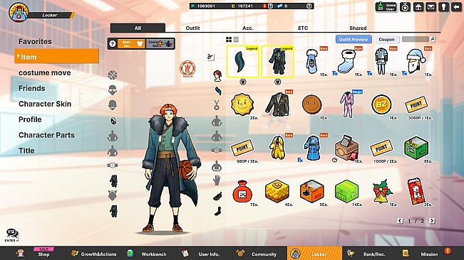 Freestyle2 - Winter Wolf Outfit Set (M)