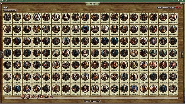 Fantasy Grounds - Fantasy Token Collection - Commoner 01