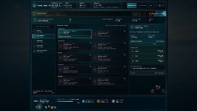CRETA: Taskbar Fishing