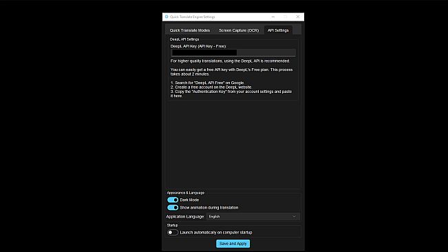 Quick Translate Engine