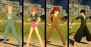 RWBY: Grimm Eclipse - Team JNPR Pajamas Costume Pack