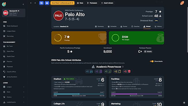 Football Coach: College Dynasty