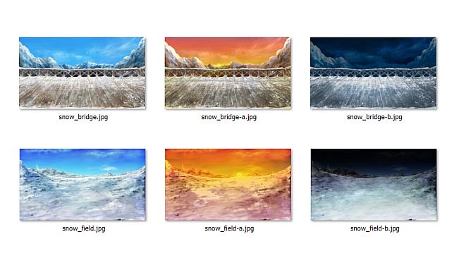 SRPG Studio Snow Background