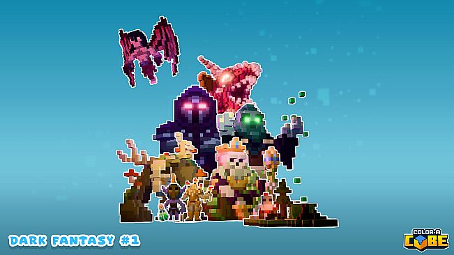 Color a Cube - Dark Fantasy #1