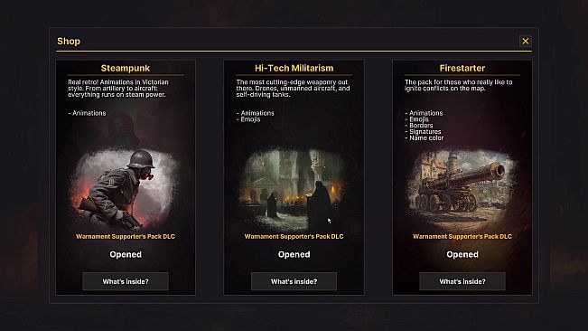 Warnament Visuals and Animations Pack