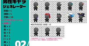 RPG Maker MZ - Male Character Generator