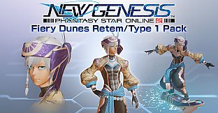 PSO2:NGS - Fiery Dunes Retem/Type 1 Pack