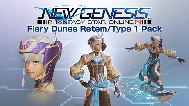PSO2:NGS - Fiery Dunes Retem/Type 1 Pack