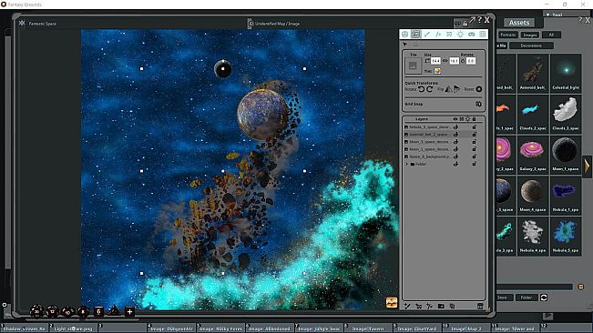 Fantasy Grounds - FG Fantastic Space Map Pack