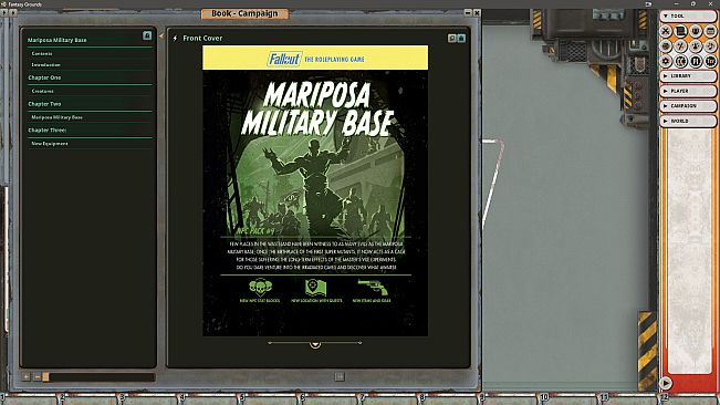 Fantasy Grounds - Fallout RPG - NPC Pack 4 - Mariposa Military Base