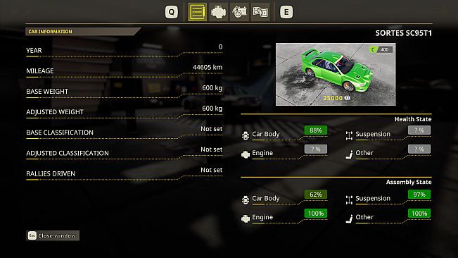 Rally Mechanic Simulator