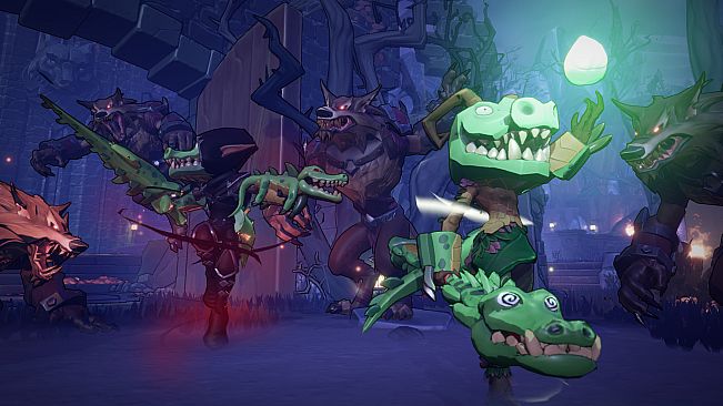 Dungeon Defenders: Awakened - Gator Gear Weapons and Accessories