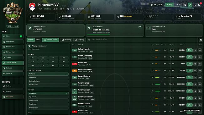Football Club Builder
