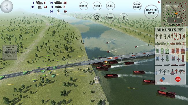 Battle 3D - Strategy game - Nature Campaign