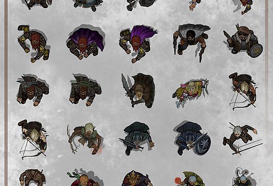 Fantasy Grounds - Top-Down Tokens - Heroic 8