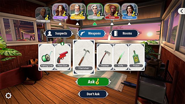 Clue/Cluedo: Black Adder Resort Crime Scene Bundle