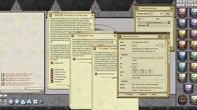 Fantasy Grounds - Mini-Dungeon #016: The Halls of Hellfire (PFRPG)