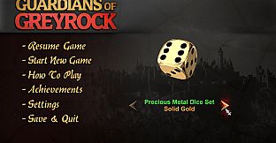 Guardians of Greyrock - Dice Pack: Precious Metal Set