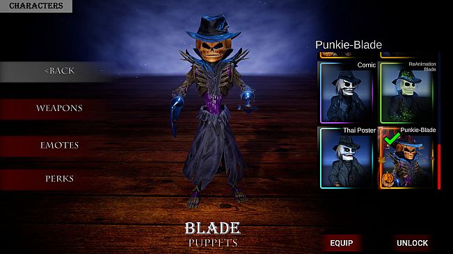 Puppet Master: The Game - Punkie-Blade Crossover Skin + Execution