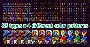 RPG Maker MZ - MEGA FANTASY Walking Monsters and Faces