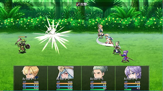 RPG Maker MV - Animation Battler Material Collection Travel Companion Set 3