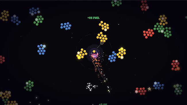 Bubble Shooter but In Space and Incremental