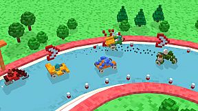 Pixel Car Racing: Blocky Crash