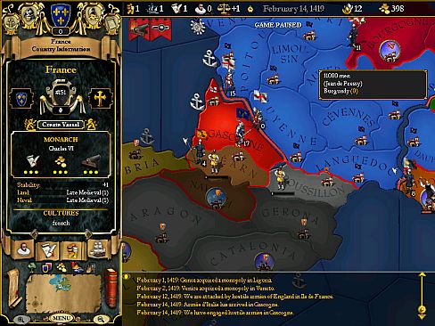 For The Glory: A Europa Universalis Game