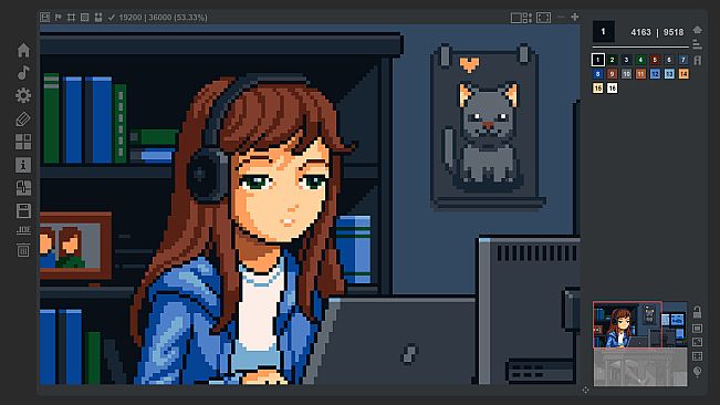 Coloring Game 4 – 4-Bit Palette