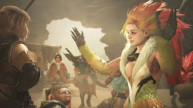 Monster Hunter Wilds - Gemma Outfit: Redveil Seikret Dress