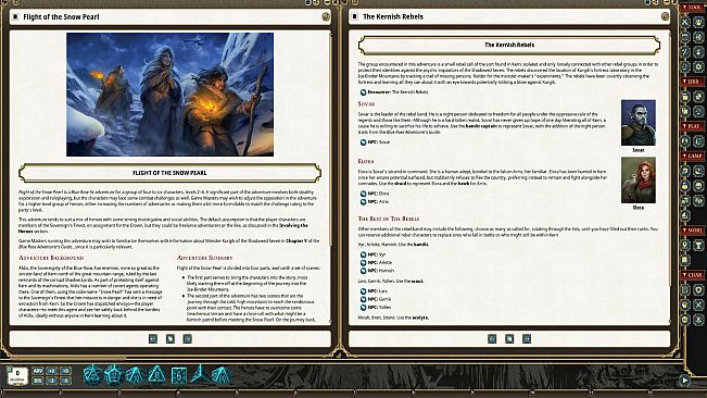 Fantasy Grounds - Blue Rose Adventure: Flight of the Snow Pearl