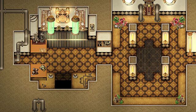 RPG Maker MZ - KR Steampunk Interior Tileset