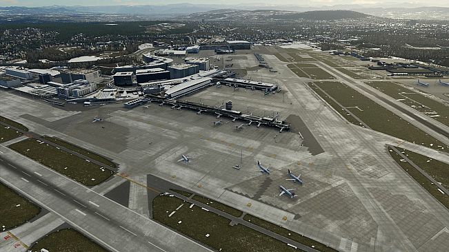 X-Plane 12 Add-on: Aerosoft - Airport Zurich V2.0