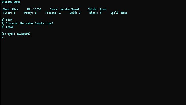 Nick's Text Adventure