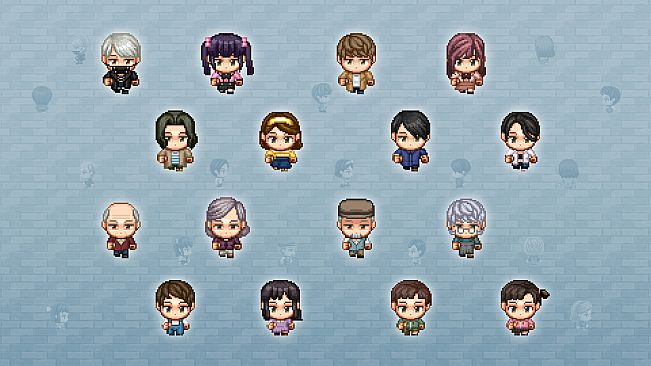 RPG Maker MV - SERIALGAMES LivingGoodCity Japanese City NPC SET 1