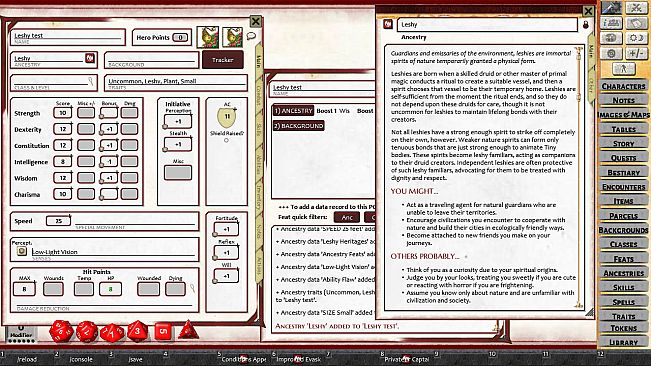 Fantasy Grounds - Pathfinder 2 RPG - Pathfinder Lost Omens Character Guide