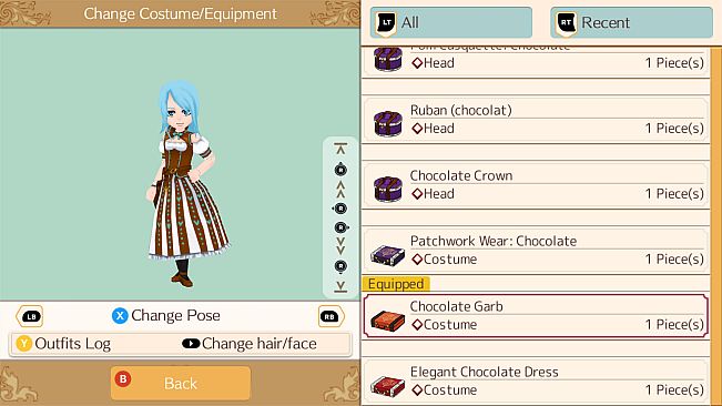 Chocolate Attire - WorldNeverland - Daily Life in the Elnea Kingdom - Another Life Adventure