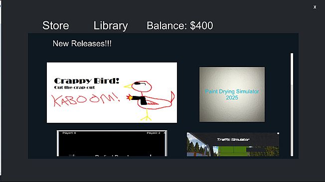 Video Game Library Simulator