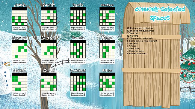 Christmas Movie Bingo