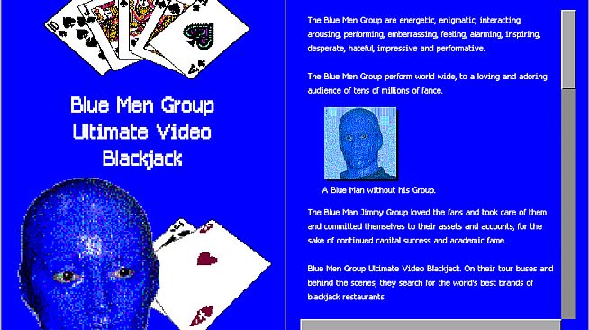 Blue Men Group ULTIMATE VIDEO BLACKJACK