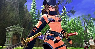 OneeChanbara ORIGIN - Exclusive Aya Costume: Normal Combat Uniform Metallic Black