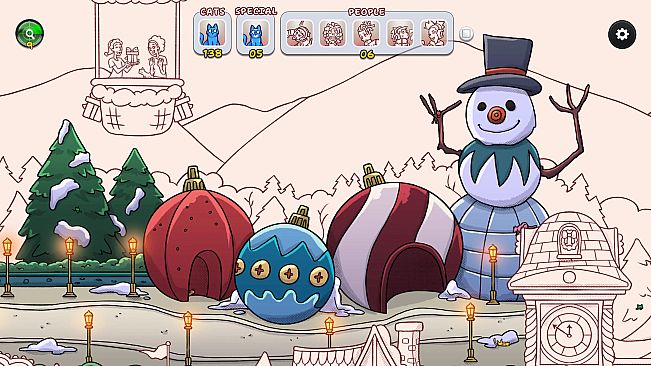 Hidden Cats in Christmas