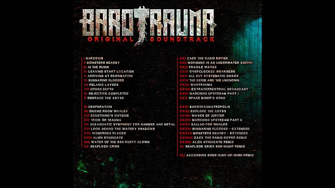 Barotrauma - Soundtrack