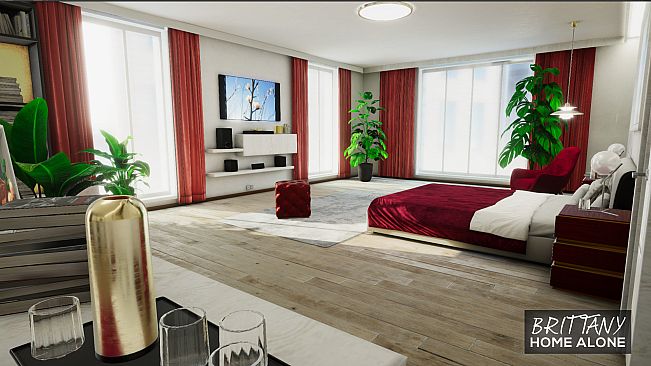 Brittany Home Alone