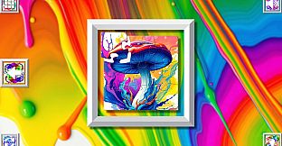 Color Splash: Mushrooms