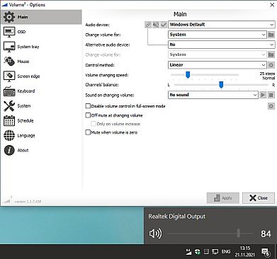 Volume² - advanced Windows volume control