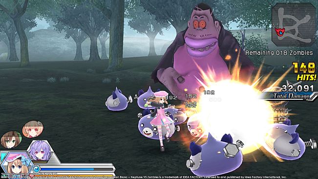 MegaTagmension Blanc + Neptune VS Zombies (Neptunia)
