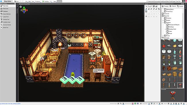 RPG Developer Bakin PixelScapes Town Pack
