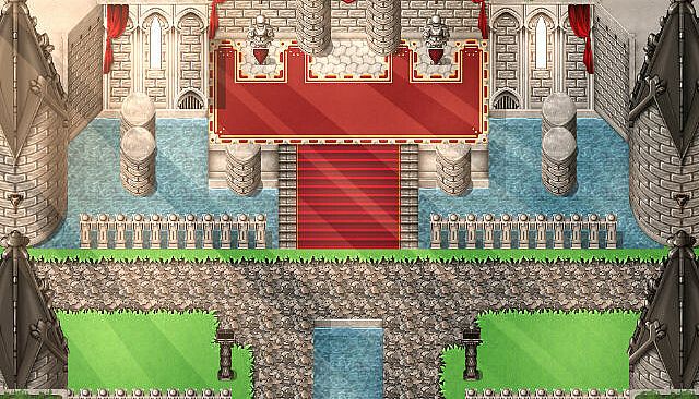 RPG Maker MZ - KR Royal Fortress Tileset