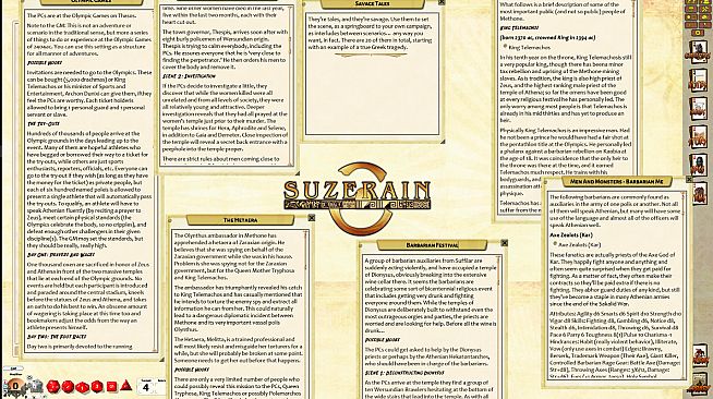 Fantasy Grounds - Savage Suzerain: Dogs Of Hades (Savage Worlds)